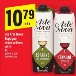 Maxi VIN ARTE NOVA ESPAGNE ROUGE OU BLANC | WINE, 1 L offer