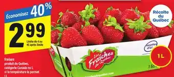 Maxi FRAISES, 1 L offer