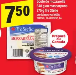 Maxi BOULE DE MOZZARELLA, 340 G OU MASCARPONE, 275 G TRE STELLE offer