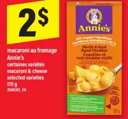 Maxi MACARONI AU FROMAGE ANNIE'S | MACARONI & CHEESE, 170 G offer