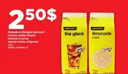 Maxi LIMONADE OU THÉ GLACÉ SANS NOM | LEMONADE OR ICED TEA, 1,75 L offer