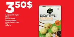 Maxi DUMPLINGS À LA VAPEUR BIBIGO | STEAMED DUMPLINGS, 187 g offer