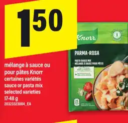 Maxi MÉLANGE À SAUCE OU POUR PÂTES KNORR | SAUCE OR PASTA MIX, 17-48 G offer