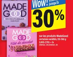 Maxi SUR LES PRODUITS MADEGOOD, 110-360 G offer