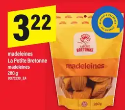 Maxi MADELEINES LA PETITE BRETONNE MADELEINES, 280 g offer