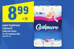 Maxi PAPIER HYGIÉNIQUE CASHMERE | BATHROOM TISSUE, 15=30 rouleaux/rolls offer
