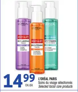 Uniprix L'ORÉAL PARIS Soins du visage sélectionnés/ Selected facial care products offer