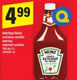 Maxi KETCHUP HEINZ | KETCHUP, 750 mL/1 L offer