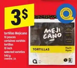 Maxi TORTILLAS MEJICANO 10 POUCES | TORTILLAS 10 INCH, 540 G offer