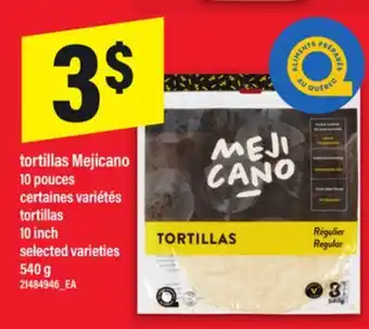 Maxi TORTILLAS MEJICANO 10 POUCES | TORTILLAS 10 INCH, 540 G offer
