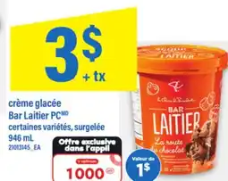 Maxi CRÈME GLACÉE BAR LAITIER PC, 946 mL offer