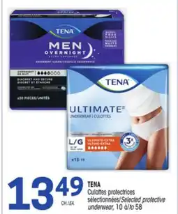 Uniprix TENA Culottes protectrices sélectionnées/Selected protective underwear offer