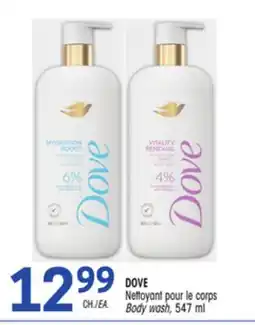 Uniprix DOVE Nettoyant pour le corps/Body wash offer