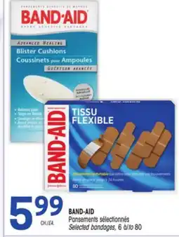 Uniprix BAND-AID Pansements sélectionnés/Selected bandages offer