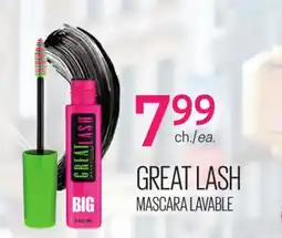 Uniprix GREAT LASH MASCARA LAVABLE offer