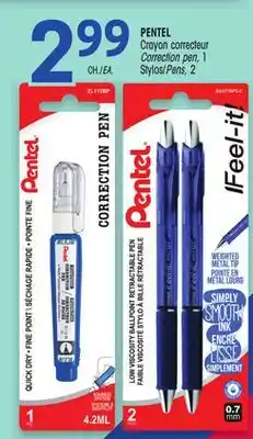 Uniprix PENTEL Crayon correcteur Correction pen, 1 Stylos/Pens, 2 offer