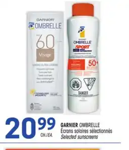 Uniprix GARNIER OMBRELLE Écrans solaires sélectionnés /Selected sunscreens offer