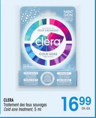 Uniprix CLERA Traitement des feux sauvages/ Cold sore treatment offer