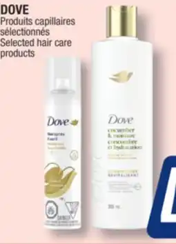 Jean Coutu DOVE Selected hair care products offer