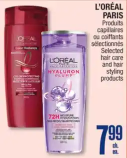 Jean Coutu L'ORÉAL PARIS Selected hair care and hair styling products offer