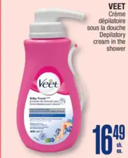 Jean Coutu VEET Depilatory cream in the shower offer