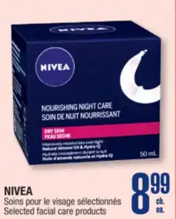 Jean Coutu NIVEA Selected facial care products offer