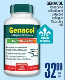 Jean Coutu GENACOL Selected collagen offer