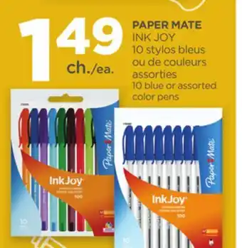 Proxim PAPER MATE 10 blue or assorted color pens offer