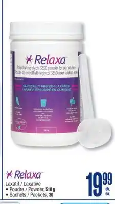 Jean Coutu Relaxa Laxative Powder, 510 g Packets, 30 offer