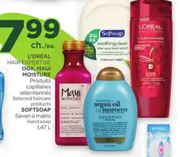 Proxim L'ORÉAL HAIR EXPERTISE OGX, MAUI MOISTURE Selected haircare products SOFTSOAP Hand soap offer