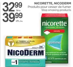 Proxim NICORETTE, NICODERM Stop smoking products offer