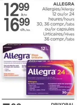 Proxim ALLEGRA Allergy offer