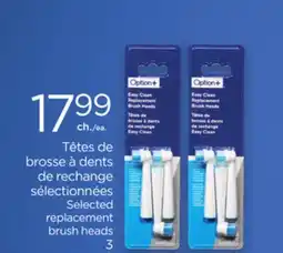 Proxim OPTION+ Selected replacement brush heads offer