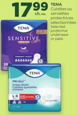 Proxim TENA Selected protective underwear or pads offer