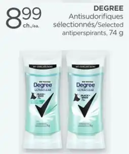 Proxim DEGREE Selected antiperspirants offer