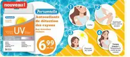 Jean Coutu PERSONNELLE Ray detection stickers offer