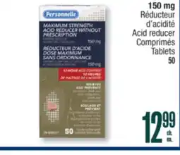 Jean Coutu Personnelle 150 mg Acid reducer offer