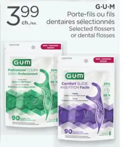 Proxim G·U·M Selected flossers or dental flosses offer