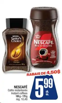 Jean Coutu NESCAFÉ Instant coffees offer