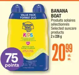 Jean Coutu BANANA BOAT Selected suncare products offer