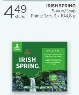 Proxim IRISH SPRING Soap Bars offer