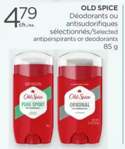 Proxim OLD SPICE Selected antiperspirants or deodorants offer