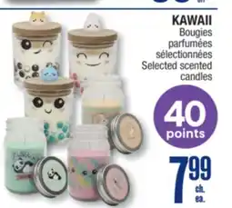 Jean Coutu KAWAII Selected scented candles offer