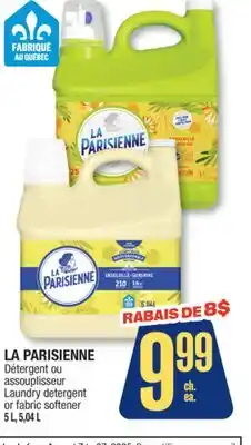 Jean Coutu LA PARISIENNE Laundry detergent or fabric softener offer