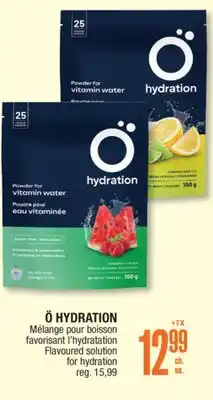 Jean Coutu Ö HYDRATION Flavoured solution for hydration offer