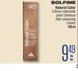 Jean Coutu SOLFINE Natural Color Hair colouring cream offer