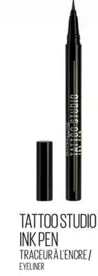 Jean Coutu MAYBELLINE NEW YORK TATTOO STUDIO INK PEN EYELINER offer