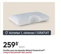 Dormez Vous Oreiller pour les épaules Malouf CarbonCool offer