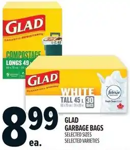 Metro Glad garbage bags offer