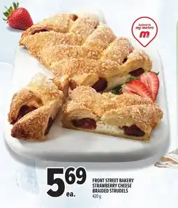 Metro Front street bakery strawberry cheese braided strudels offer